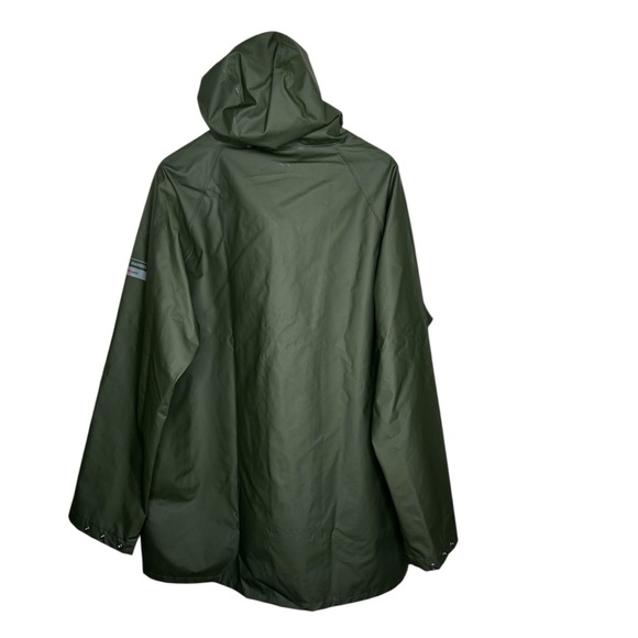 Helly Hansen Green Raincoat men’s large - Picture 7 of 7
